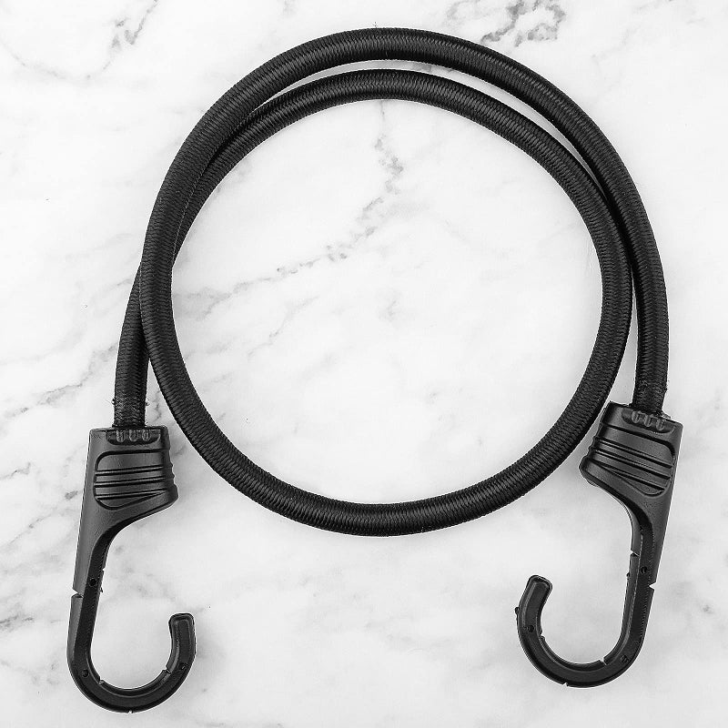 ZHOUBIN 32 Inch Black Bungee Cords with Hooks Heavy Duty, 4 Pcs - Image 2